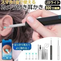 耳かき カメラ 耳掃除 ライト付き 小型カメラ スマホ 頭皮 虫歯 子供 安全