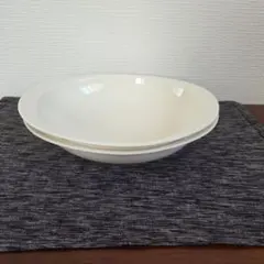 森修焼 皿 ホワイト 2枚セットのサムネイル
