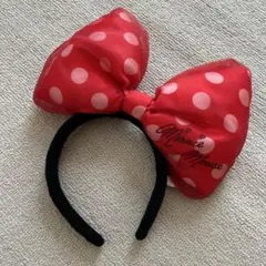 ミニーマウス 水玉カチューシャ