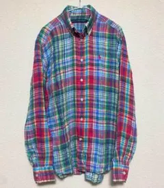 Ralph Lauren チェック柄 ボタンダウンシャツ