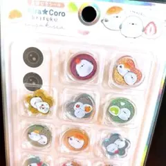 う*た様 ダイフクシマエナガおはじきシール