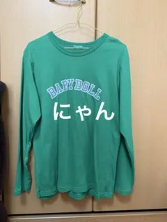 BABYDOLL ベビードール ロンティ ロンT 緑 長袖