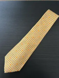 CHANEL 幾何学模様 シルクネクタイ