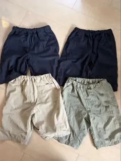 無印良品キッズハーフパンツ140（4枚セット）