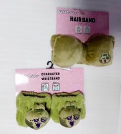 おぱんちゅうさぎ ヘアバンド リストバンド セット ゾンビ 可哀想に!のサムネイル