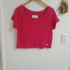 アバクロレディースティーシャツＳ、ローズピンク