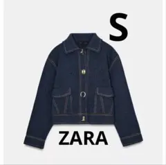 美品♡完売品♡ZARAコントラストボタン付きニットジャケット　Sサイズ