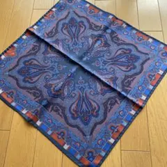 ETRO ペイズリー柄 シルクスカーフ