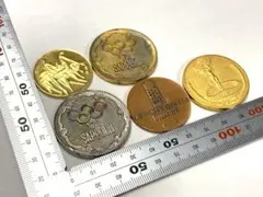 1972年 札幌オリンピック ミュンヘン　記念メダル 5枚セットのサムネイル