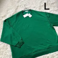 大人気❣️THE SHOP TK トレーナー ユニセックス グリーン L