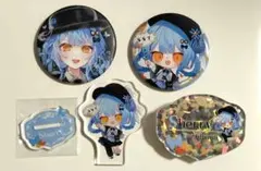 魔法少女ノ魔女裁判 まのさば グリッター缶バッジ 橘シェリー 6個