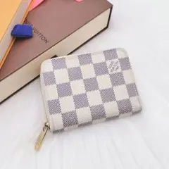美品　ルイヴィトン ダミエ アズール ジッピー コインパース N60098】 LOUIS VUITTON ルイヴィトン ダミエ・アズール 財布