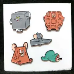 トムとジェリー ピンバッジ5個セット トムジェリ