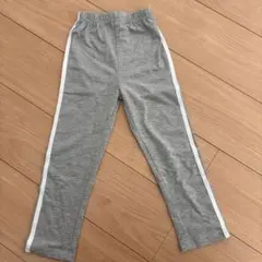 グレー ラインスパッツ 110cm〜120cm