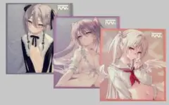 rurudo ランダムクリアミニ色紙 3点セット