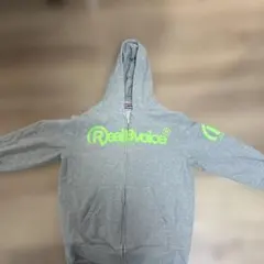 RealBvoice ジップアップパーカー グレー L