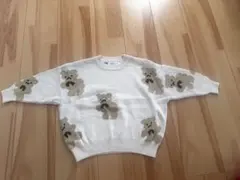 新品 KALATOM クマ柄 ニットセーター 100