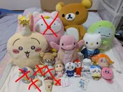1日値下げ! ぬいぐるみまとめ売りリラックマ　すみっコぐらし　ポケモンちいかわ他