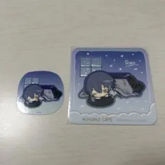 【にじさんじカフェ/スイパラ】Dytica小柳ロウ コースター＆ステッカー