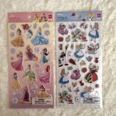ペタペタシール ふしぎの国のアリス ディズニープリンセス ぷくぷくシール