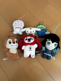 キャラクターぬいぐるみ 6体セット