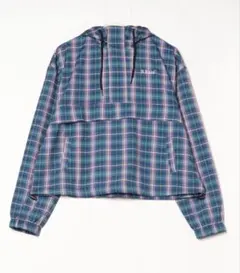 B.Base チェック柄 マウンテンパーカー