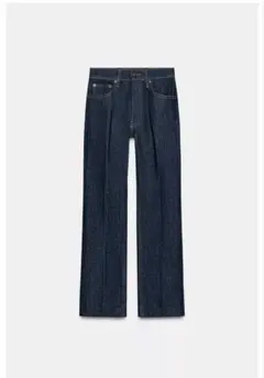 ZARA ミッドライズ-ブーツカットレッグ