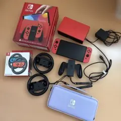 Nintendo Switch 有機ELモデル マリオレッド 動作確認済