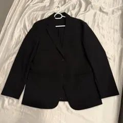 ユニクロ 感動ジャケット　セットアップ 黒　M