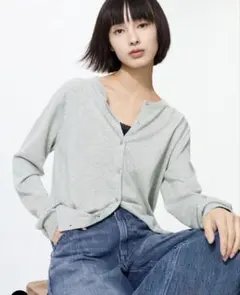 UNIQLO クルーネックカーディガン