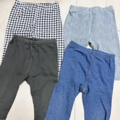 ユニクロレギンス4点セット 90cm 7分丈