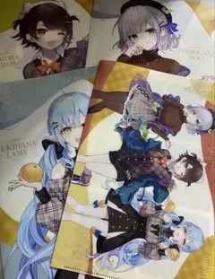 セブンイレブンホロライブクリアファイル全4種