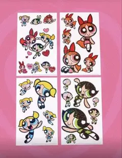 パワーパフガールズ グリッターシールセット