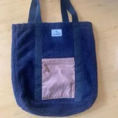 L.L.Bean トートバッグ フリース 紺 付録