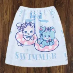 【新品】スイマー 60cm丈 ラップタオル/巻きタオル/プールタオル
