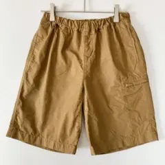 UNIQLO KIDS ハーフパンツ ゆったり カーゴ風 ベージュ 11-12