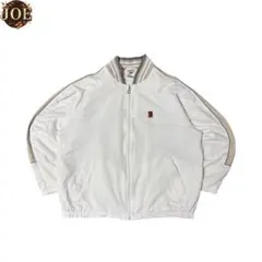 90sNIKE刺繍スウッシュトラックジャケットオールドナイキメッシュ裏地付き