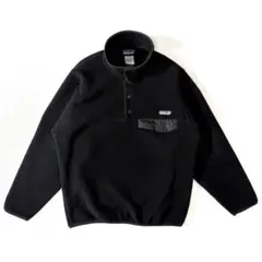 patagonia パタゴニア シンチラスナップT オールブラック XS