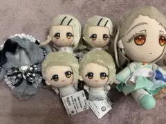 篠澤広　ちびぐるみ４体　ぬいぐるみ　ぬい服