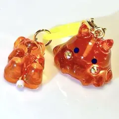 【新！】グミベア & めんだこ なかよしチャーム 目印アクセサリー