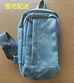 メンズ　ボディバッグ ブルー
