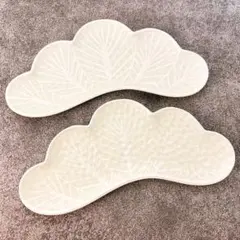 K*E様 オークション品　有田焼　幸楽窯　錦銀松葉形前菜皿　縁起物　2点セット