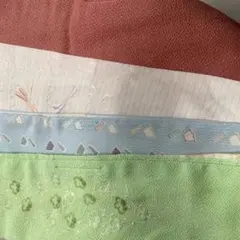 半襟 3枚セット 刺繍 蜻蛉 扇面 花柄 和装小物のサムネイル