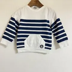 プチバトー 長袖Tシャツ ベビー86cm