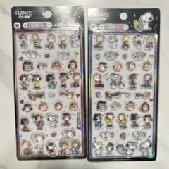 スヌーピー　ボンボンドロップシール　ぷくぷくシール2枚　4