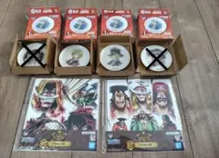 【ワンピース一番くじ】 記念プレート(小皿)2枚と色紙2枚セット✨️