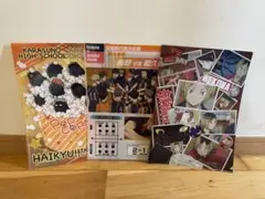 ハイキュー!! A4クリアファイル 烏野高校 音駒高校 ポップコーンデザイン