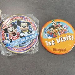 即購入可】1st VISIT 缶バッジ（香港ディズニーランド） - メルカリ