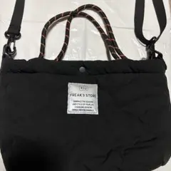 KIU FREAK'S STORE キルティングバッグ ブラック