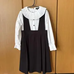 UNITED ARROWS フリル付きフォーマルドレス 130